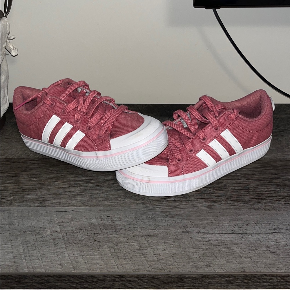 Woman’s adidas sneakers . Gently worn - size 6